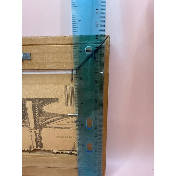 Framed Original Mini Painting of Southwest Pottery Signed 6.5" x 7.5" w Frame - Picture 6 of 13